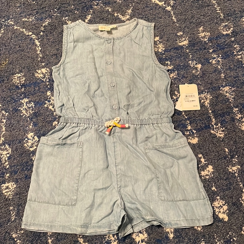 Chambray romper